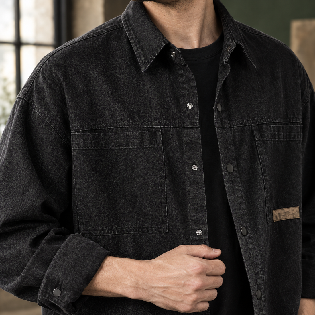 Sterling Utility Overshirt - Lead Product Detail