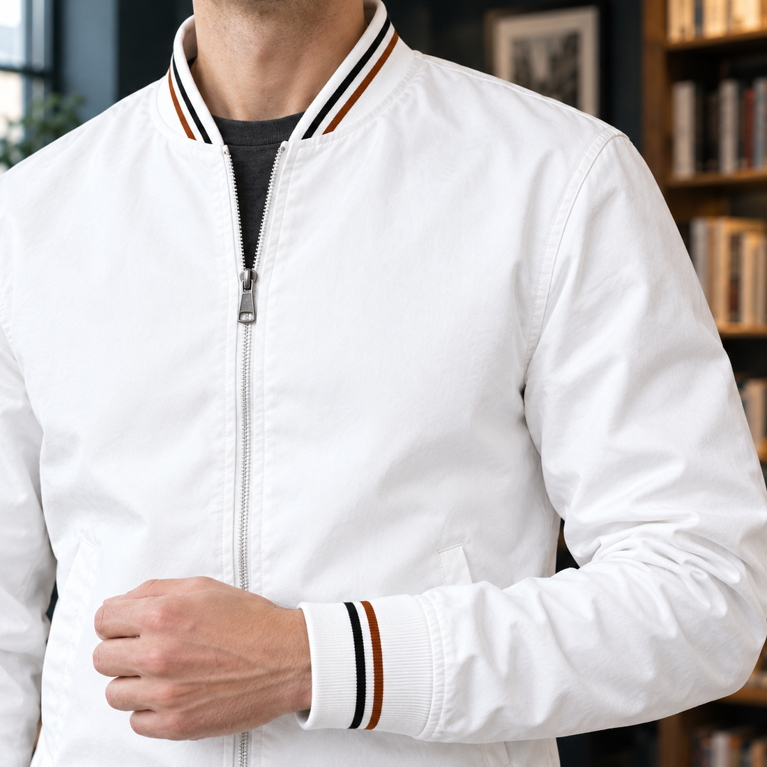 Sullivan Bomber Jacket - Lead Product Detail