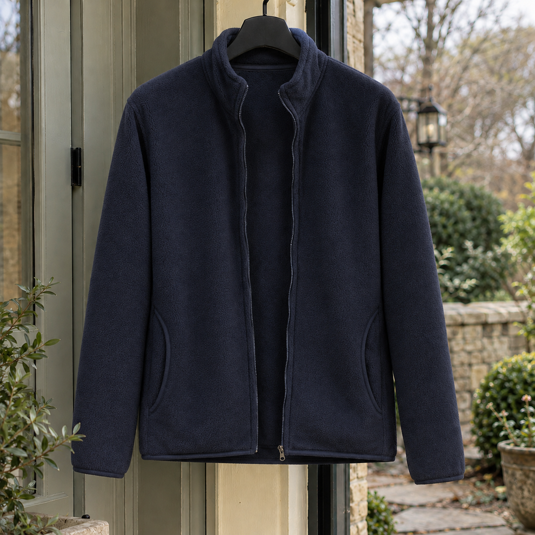 Arnaud Cashmere Jacket - Navy Blue