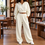 Amelie Relaxed Set - White Apricot