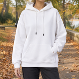 Gabrielle Hooded Sweater - White