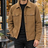 August Corduroy Overshirt - Brown