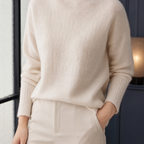 Sabine Cashmere Sweater - Milky White