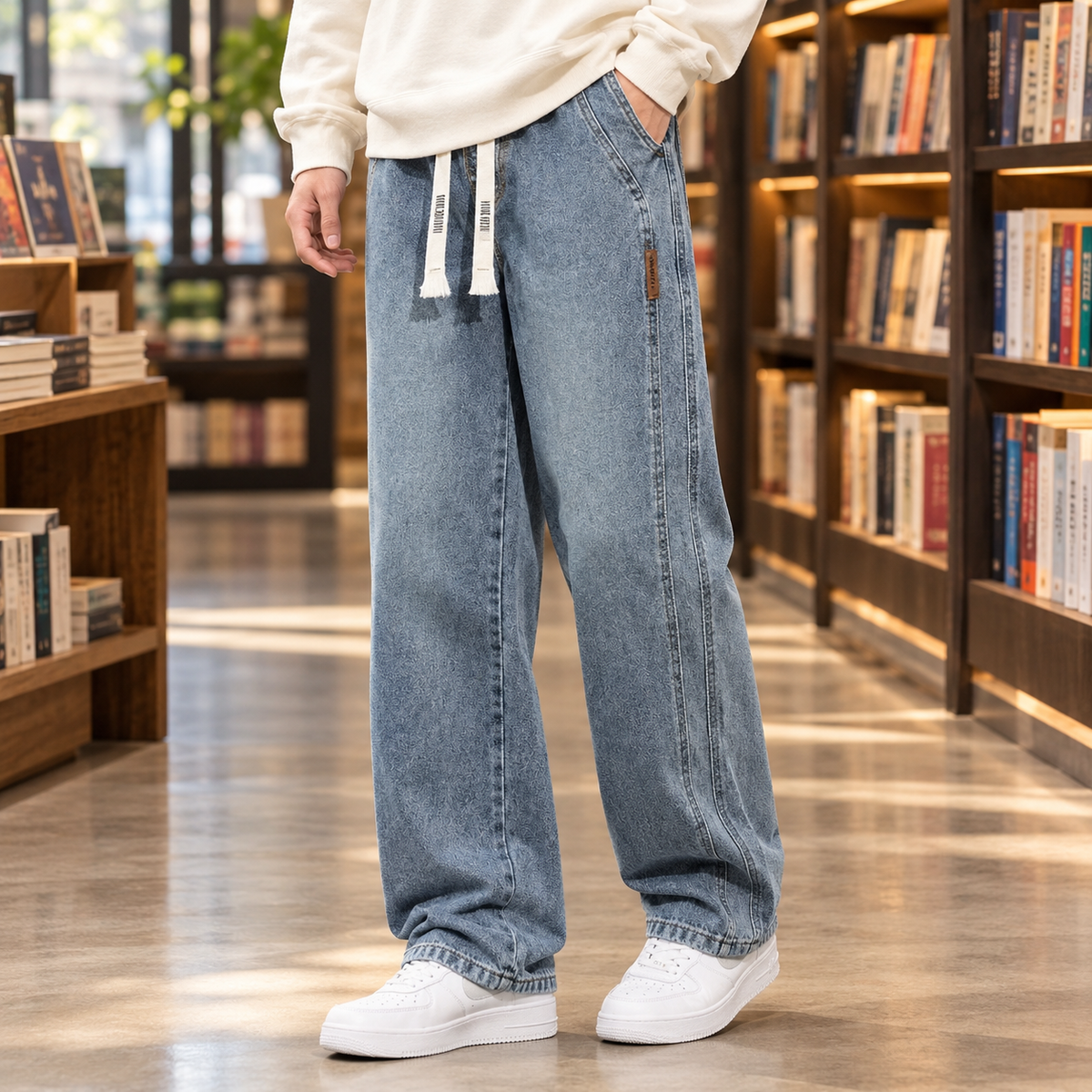 Dorian Relaxed Jeans - Retro Blue