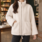 Odette Teddy Jacket - Off White