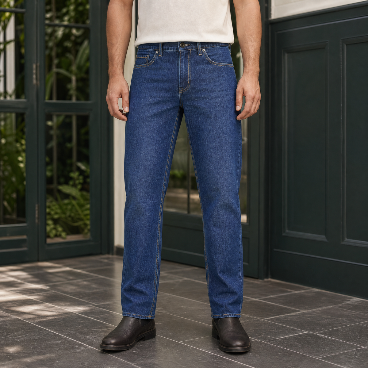 Charlie Straight Leg Jeans - Blue