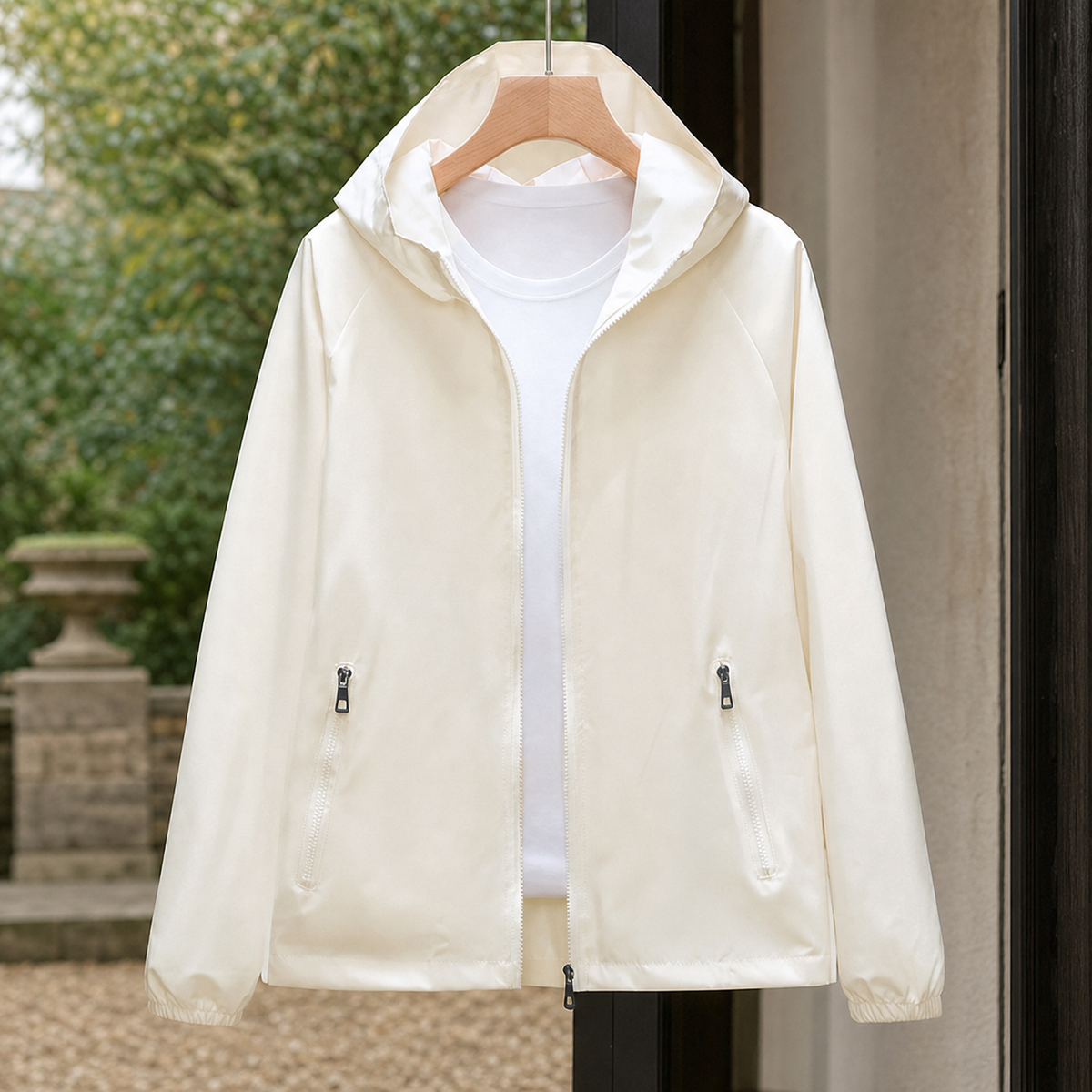 Lena Hooded Jacket - Off White