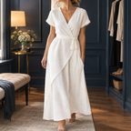 Vivienne Wrap Jumpsuit - White