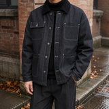 Benjamin Denim Down Jacket - Blue
