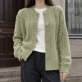 Paloma Cable Cardigan - Green