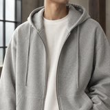 Jake Relaxed Zip Jacket - Lead Product Detail