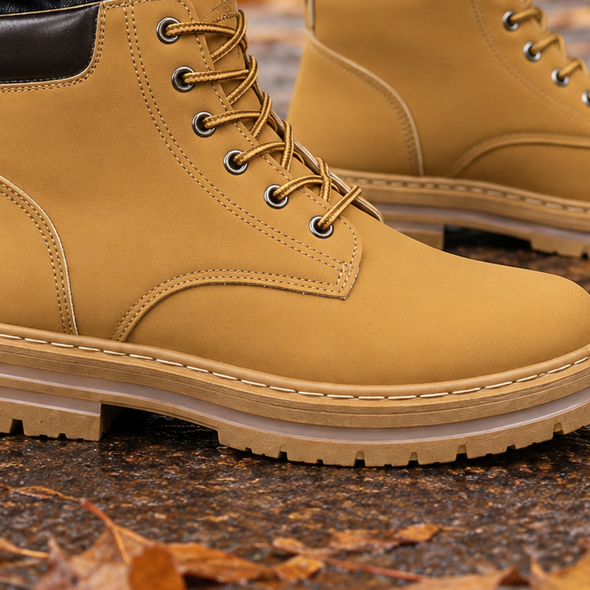 Benedetti Lace Up Boots - Lead Product Detail