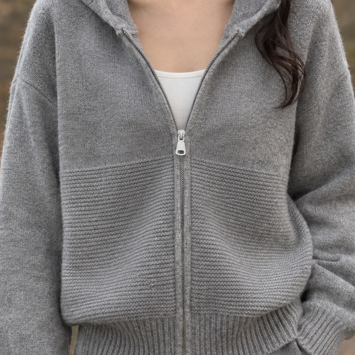 Annalise Hooded Sweater - Lead Product Detail