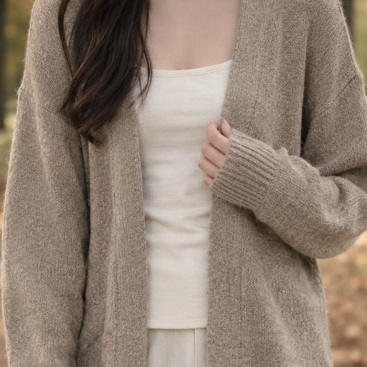 Blair Open Front Cardigan - Lead Product Detail