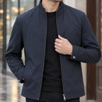 Conrad Stand Collar Jacket - Lead Product Detail