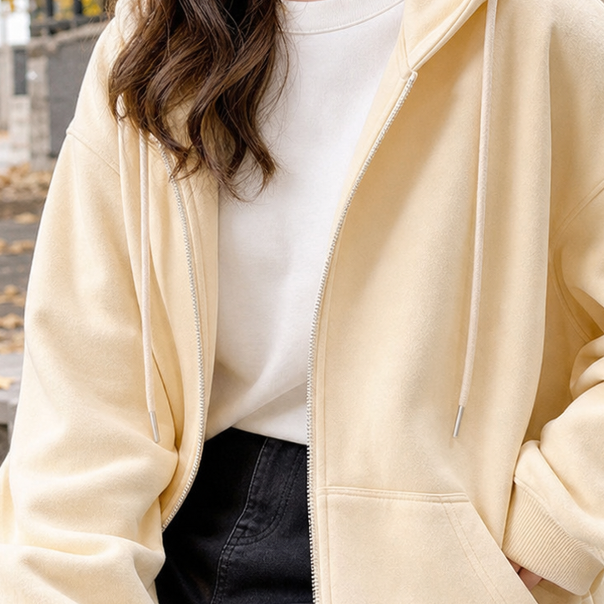 Ines Relaxed Hoodie - Lead Product Detail