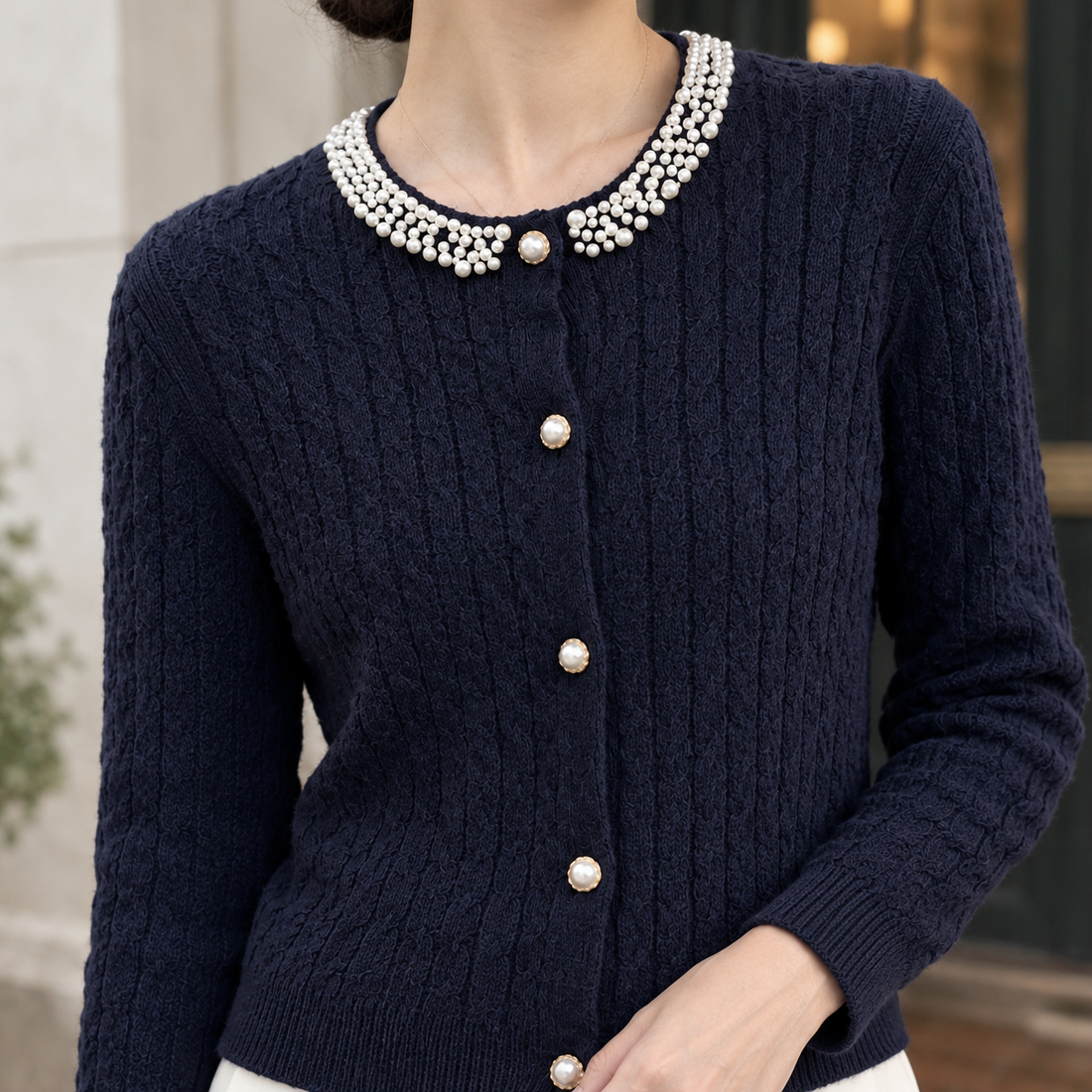 Sabina Beaded Cardigan - Lead Product Detail