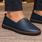 Dario Pebbled Loafers - Lead Product Detail