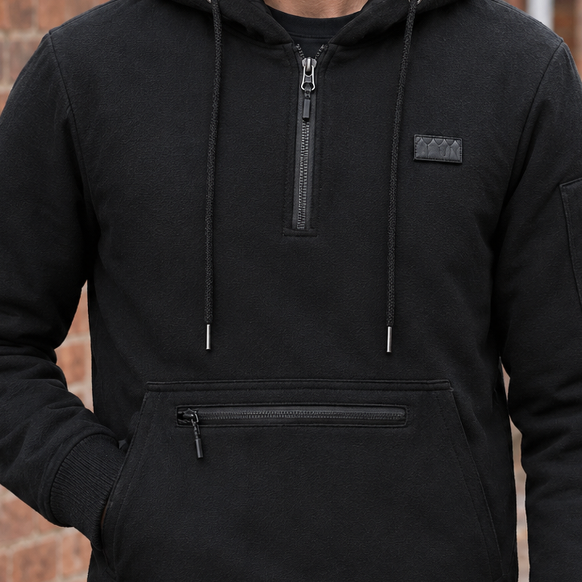 Asher Hooded Zip Jacket - Lead Product Detail