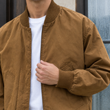 Hugh Bomber Jacket - Lead Product Detail