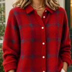 Audrey Plaid Cardigan - Lead Product Detail