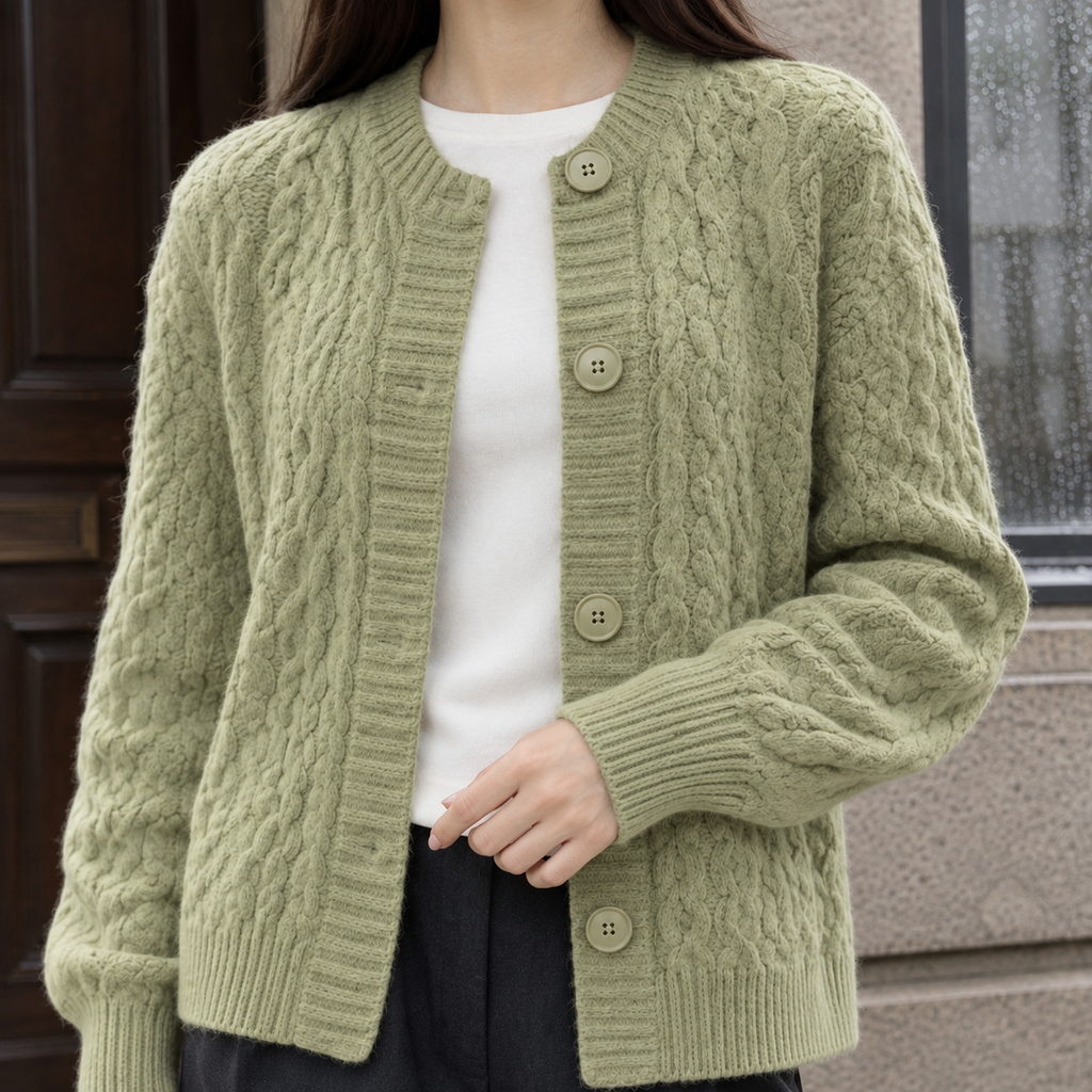 Paloma Cable Cardigan - Lead Product Detail