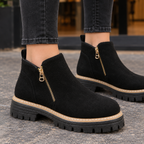 Bellora Side Zip Boots - Lead Product Detail
