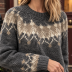 Livia Fair Isle Sweater - Lead Product Detail