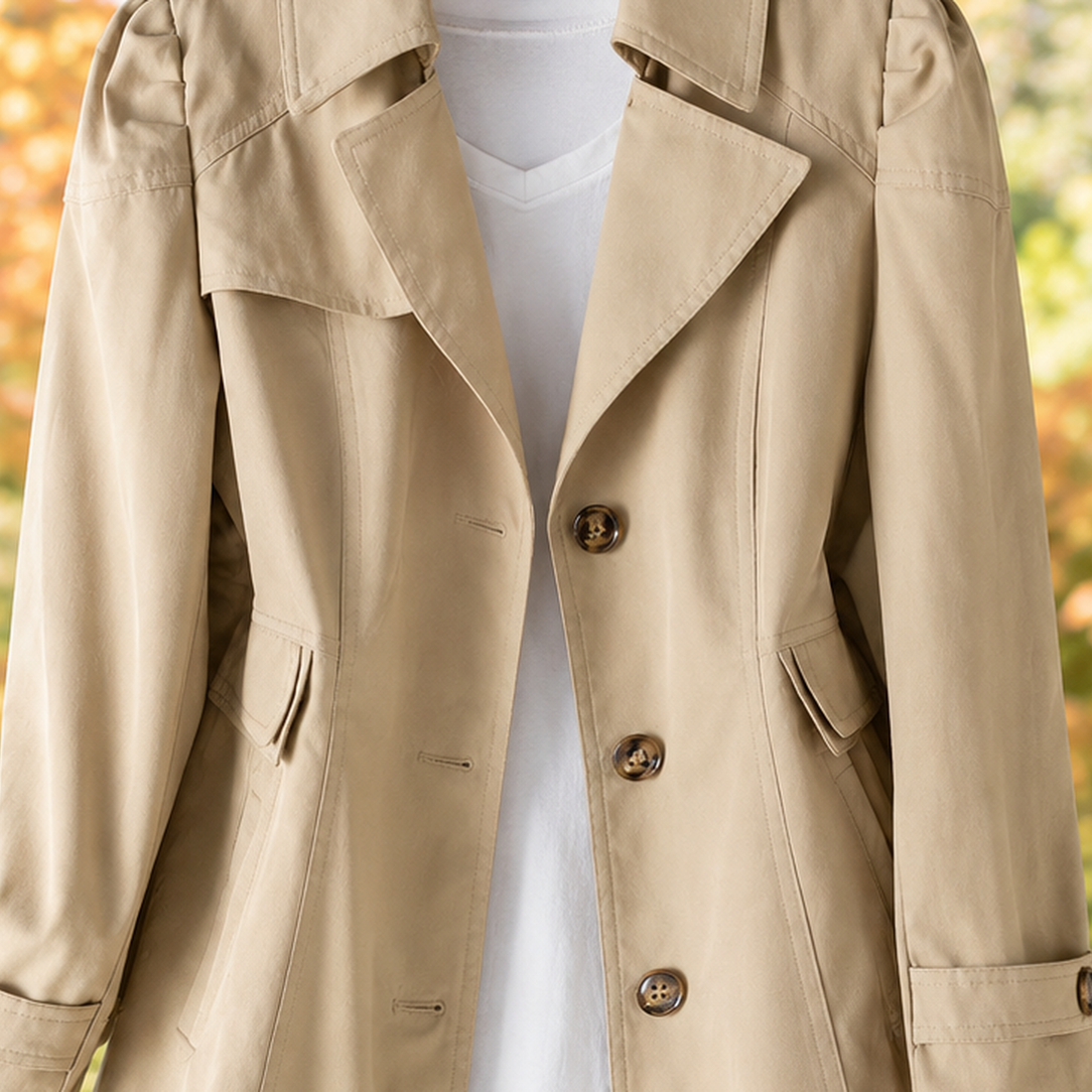 Amabel Lapel Coat - Lead Product Detail