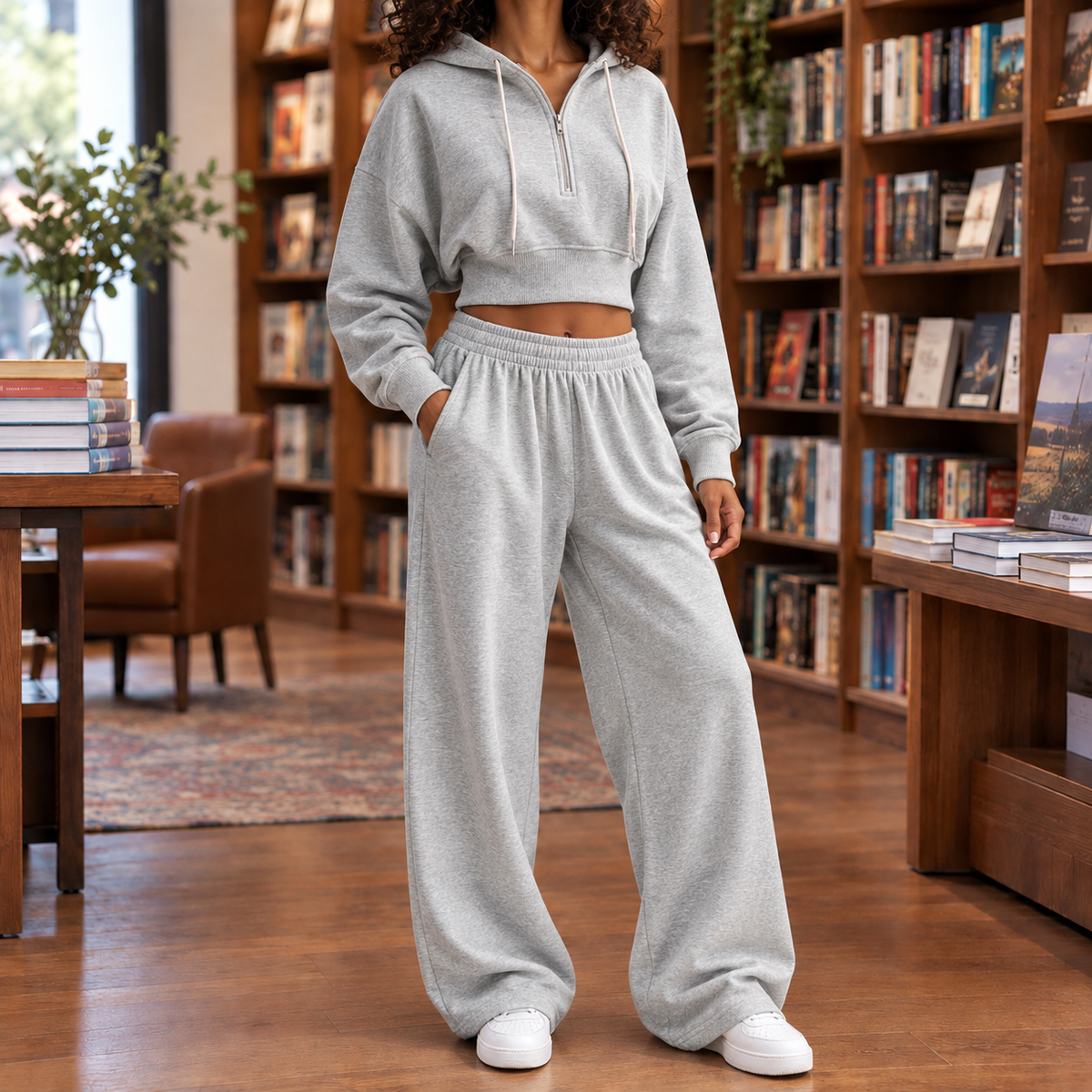 Amelie Relaxed Set - Heather Gray