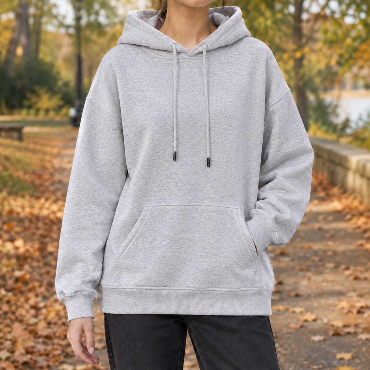Gabrielle Hooded Sweater - Heather Gray