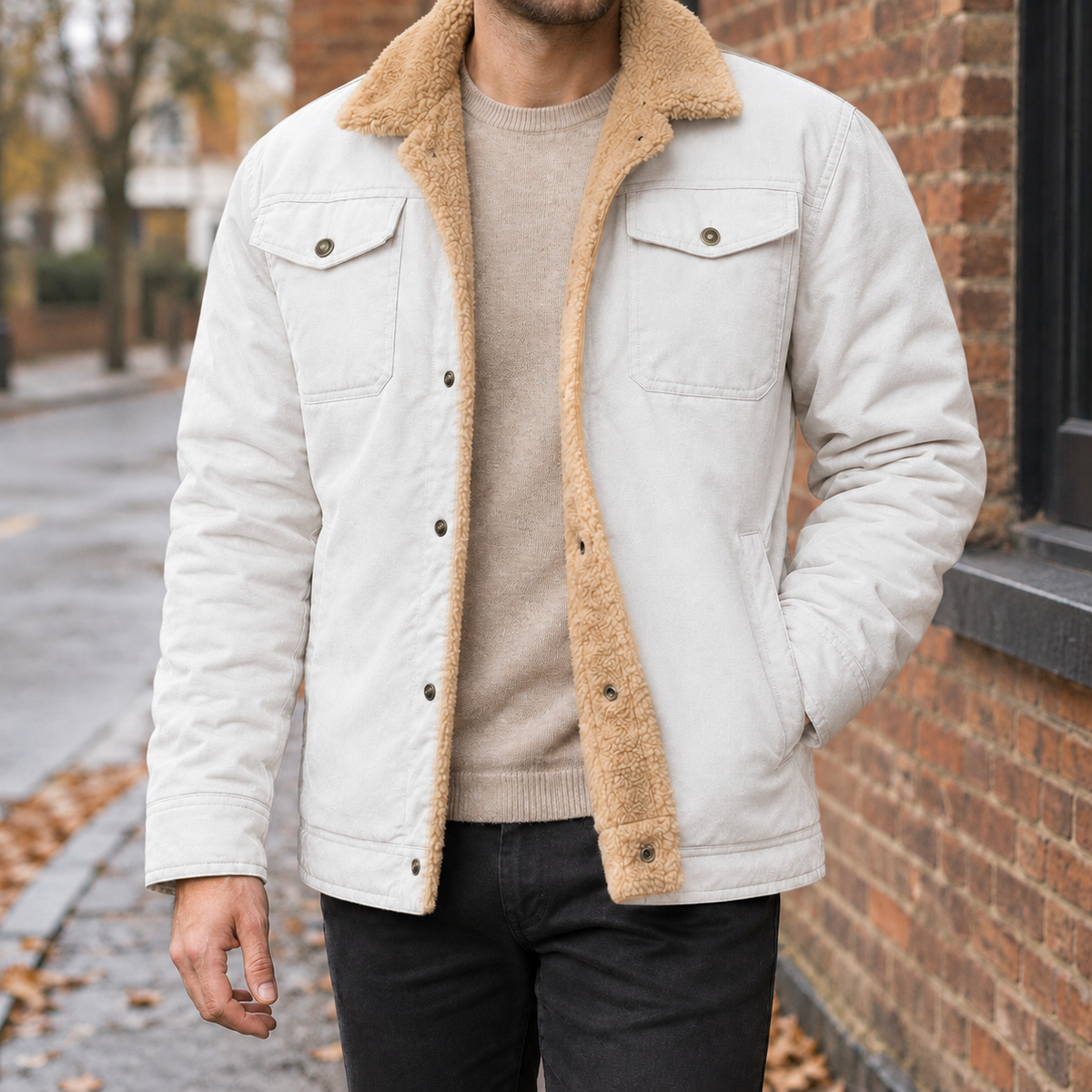 Leopold Workwear Jacket - Off White
