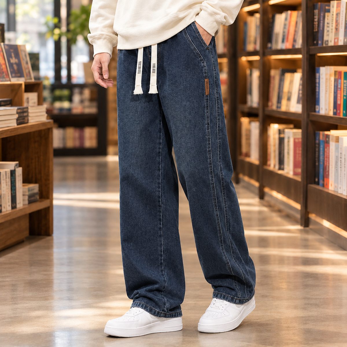 Dorian Relaxed Jeans - Dark Blue