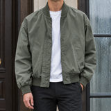 Hugh Bomber Jacket - Military Green