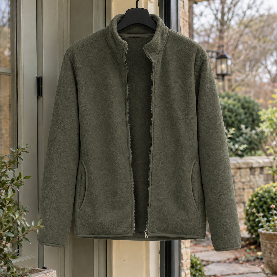 Arnaud Cashmere Jacket - Military Green