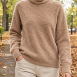 Harriet Cashmere Turtleneck - Festoon Camel