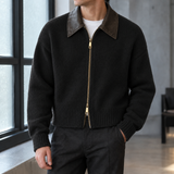 Marcel Cropped Cardigan - Black