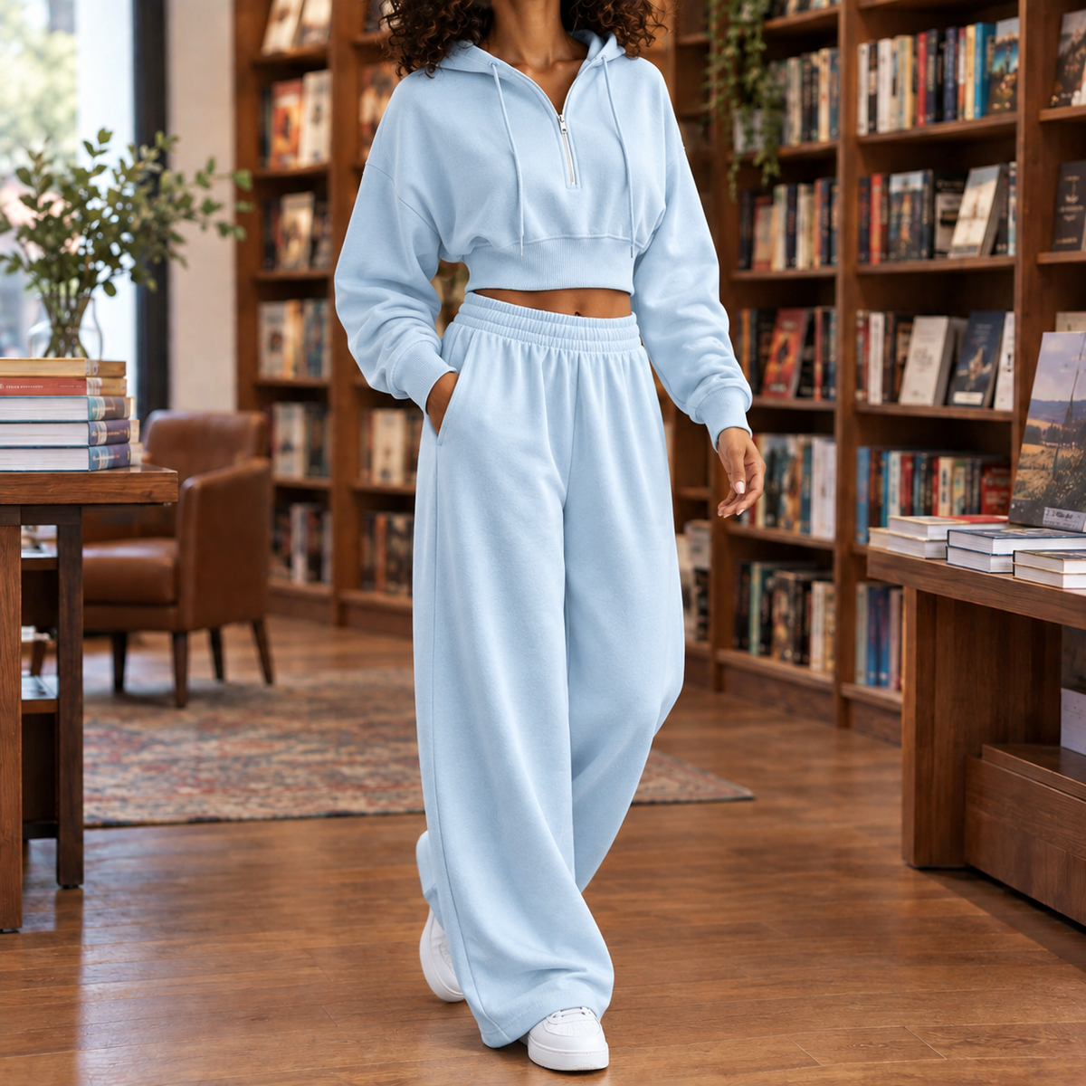 Amelie Relaxed Set - Light Blue