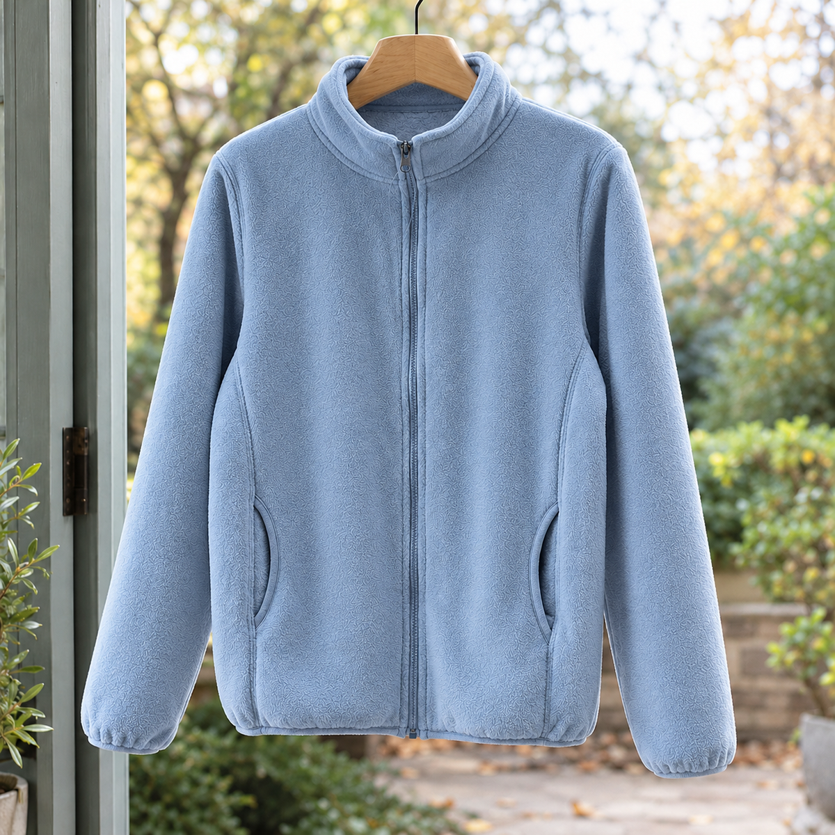 Brendan Fleece Jacket - Powder Blue