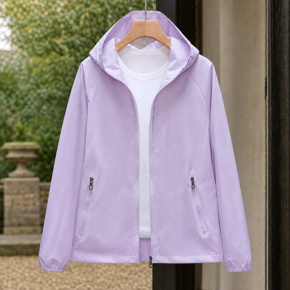 Lena Hooded Jacket - Light Purple