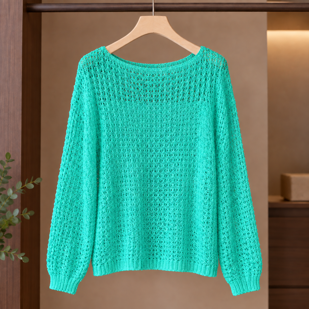 Hildegarde Boat Neck Sweater - As Pictured