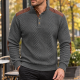 Renard Textured Sweater - Deep Gray