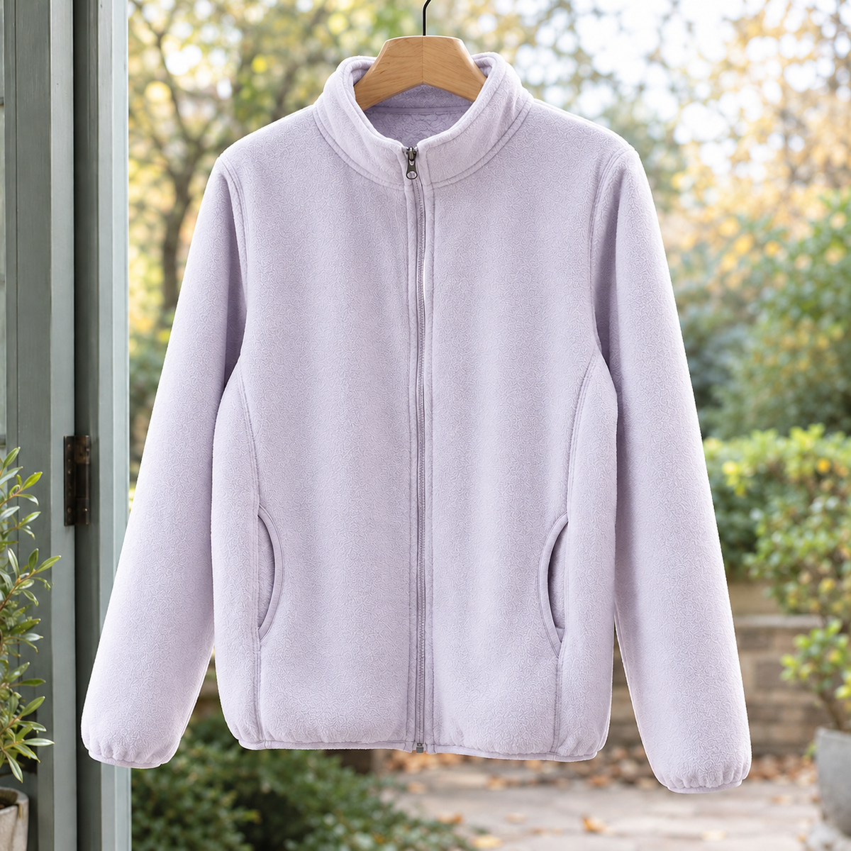Brendan Fleece Jacket - Light Purple
