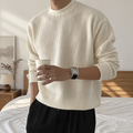 Ribbed Crew Neck Sweater in source-matched product view 1.
